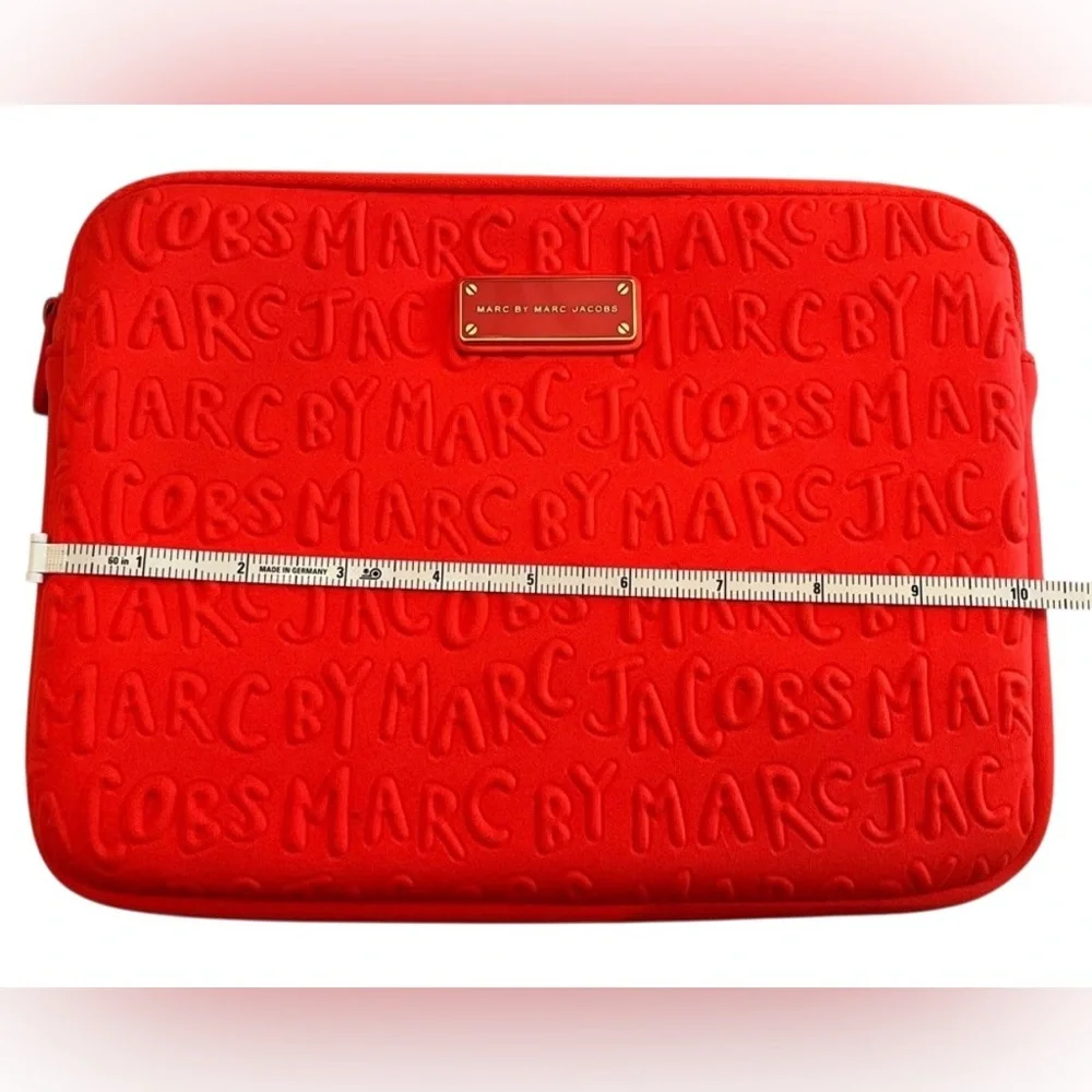 Marc By Marc Jacobs iPad case, bright orange/red color